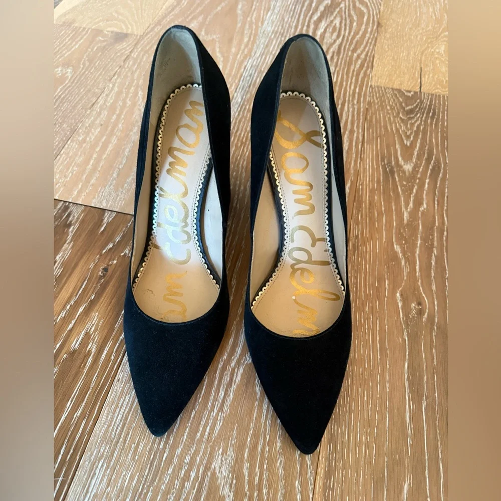 Sam Edelman Halton black suede block heel